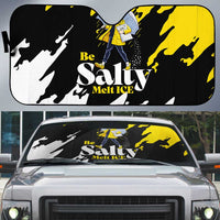 Be Salty Melt Ice Auto Sun Shade with Bold Splash Pattern