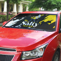 Be Salty Melt Ice Auto Sun Shade with Bold Splash Pattern
