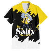 Be Salty Melt Ice Hawaiian Shirt with Bold Splash Pattern