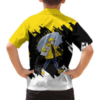 Be Salty Melt Ice Kid Hawaiian Shirt with Bold Splash Pattern