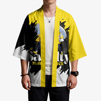 Be Salty Melt Ice Kimono with Bold Splash Pattern