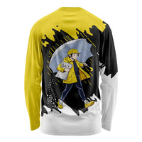 Be Salty Melt Ice Long Sleeve Shirt with Bold Splash Pattern
