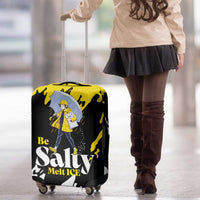 Be Salty Melt Ice Luggage Cover with Bold Splash Pattern
