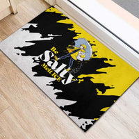 Be Salty Melt Ice Rubber Doormat with Bold Splash Pattern