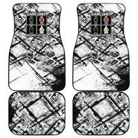 Same Shit Different Costume Car Mats Monochrome Gritty Texture