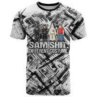 Same Shit Different Costume T Shirt Monochrome Gritty Texture