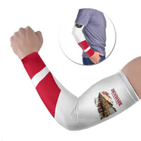 Denmark Kongeriget Heritage Arm Sleeves Vintage Viking Ship And Nyhavn Scenic Illustration