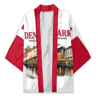 Denmark Kongeriget Heritage Kimono Vintage Viking Ship And Nyhavn Scenic Illustration