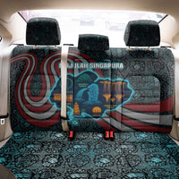 Singapore Back Car Seat Cover with National Icons and Majulah Singapura Script
