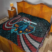 Singapore Quilt with National Icons and Majulah Singapura Script