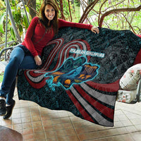 Singapore Quilt with National Icons and Majulah Singapura Script