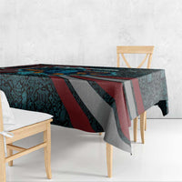 Singapore Tablecloth with National Icons and Majulah Singapura Script