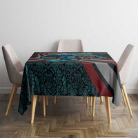 Singapore Tablecloth with National Icons and Majulah Singapura Script