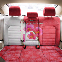 Singapore Back Car Seat Cover with Orchid Flower Design and National Flag Motif