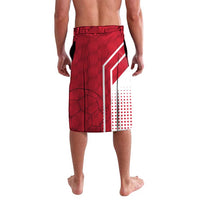 Yemen Football Lavalava with Red and White Flag Design