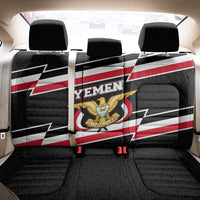 Yemen Back Car Seat Cover with National Eagle Emblem and Flag Stripe Design