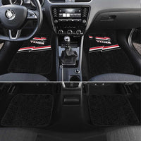 Yemen Car Mats with National Eagle Emblem and Flag Stripe Design
