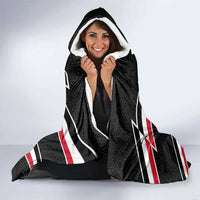 Yemen Hooded Blanket with National Eagle Emblem and Flag Stripe Design
