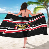 Yemen Sarong with National Eagle Emblem and Flag Stripe Design