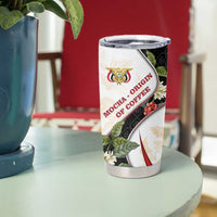 Yemen Tumbler Cup with Mocha Coffee Plant Design and National Flag Accents