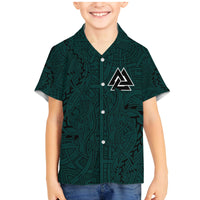 Viking Family Matching Mermaid Dress and Hawaiian Shirt Ravens - Hugin And Munin - Wonder Print Shop