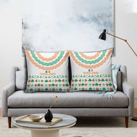 Ireland Christmas Pillow Cover with Celtic Knot Shamrock and Tricolor Holiday Pattern - Wonder Print Shop