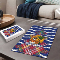 West Indies Christmas Puzzle with Tropical Snowman Palm Tree Gingerbread and Plaid Design - Wonder Print Shop
