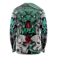 Infernal Trio Long Sleeve Shirt Skull, Viper, and Sinister Snake - Wonder Print Shop