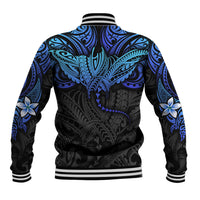 Polynesian Ray Pattern Baseball Jacket - Wonder Print Shop