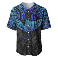 Polynesian Ray Pattern Baseball Jersey - Wonder Print Shop