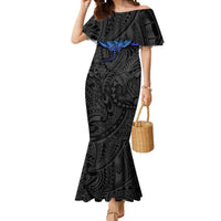 Polynesian Ray Pattern Mermaid Dress - Wonder Print Shop