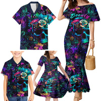 This Beauty Is a Beast Family Matching Mermaid Dress and Hawaiian Shirt - Wonder Print Shop