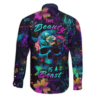 This Beauty Is a Beast Family Matching Off Shoulder Maxi Dress and Hawaiian Shirt - Wonder Print Shop