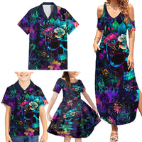 This Beauty Is a Beast Family Matching Summer Maxi Dress and Hawaiian Shirt - Wonder Print Shop