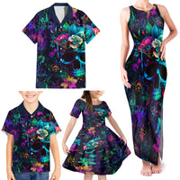 This Beauty Is a Beast Family Matching Tank Maxi Dress and Hawaiian Shirt - Wonder Print Shop