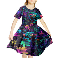 This Beauty Is a Beast Kid Short Sleeve Dress - Wonder Print Shop