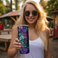 This Beauty Is a Beast Skinny Tumbler - Wonder Print Shop