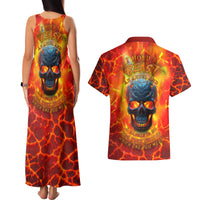 I Hold a Beast an Angel and a Madman In Me Couples Matching Tank Maxi Dress and Hawaiian Shirt - Wonder Print Shop