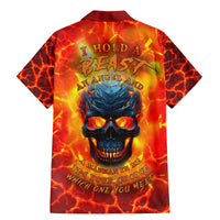 I Hold a Beast an Angel and a Madman In Me Family Matching Mermaid Dress and Hawaiian Shirt - Wonder Print Shop