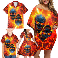 I Hold a Beast an Angel and a Madman In Me Family Matching Off Shoulder Short Dress and Hawaiian Shirt - Wonder Print Shop