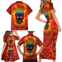 I Hold a Beast an Angel and a Madman In Me Family Matching Short Sleeve Bodycon Dress and Hawaiian Shirt - Wonder Print Shop