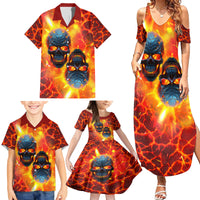 I Hold a Beast an Angel and a Madman In Me Family Matching Summer Maxi Dress and Hawaiian Shirt - Wonder Print Shop