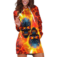I Hold a Beast an Angel and a Madman In Me Hoodie Dress - Wonder Print Shop