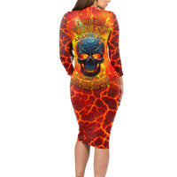 I Hold a Beast an Angel and a Madman In Me Long Sleeve Bodycon Dress - Wonder Print Shop