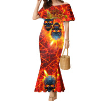 I Hold a Beast an Angel and a Madman In Me Mermaid Dress - Wonder Print Shop