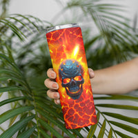 I Hold a Beast an Angel and a Madman In Me Skinny Tumbler - Wonder Print Shop