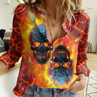 I Hold a Beast an Angel and a Madman In Me Women Casual Shirt - Wonder Print Shop