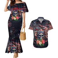 If This Flag Offends You I'll Help You Pack Couples Matching Mermaid Dress and Hawaiian Shirt - Wonder Print Shop