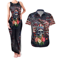 If This Flag Offends You I'll Help You Pack Couples Matching Tank Maxi Dress and Hawaiian Shirt - Wonder Print Shop