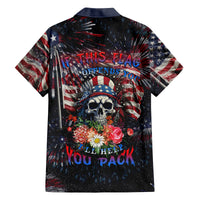 If This Flag Offends You I'll Help You Pack Family Matching Long Sleeve Bodycon Dress and Hawaiian Shirt - Wonder Print Shop